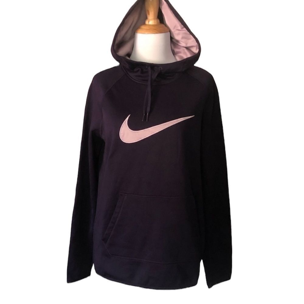 Purple Nike Dri Fit Pullover Hoodie